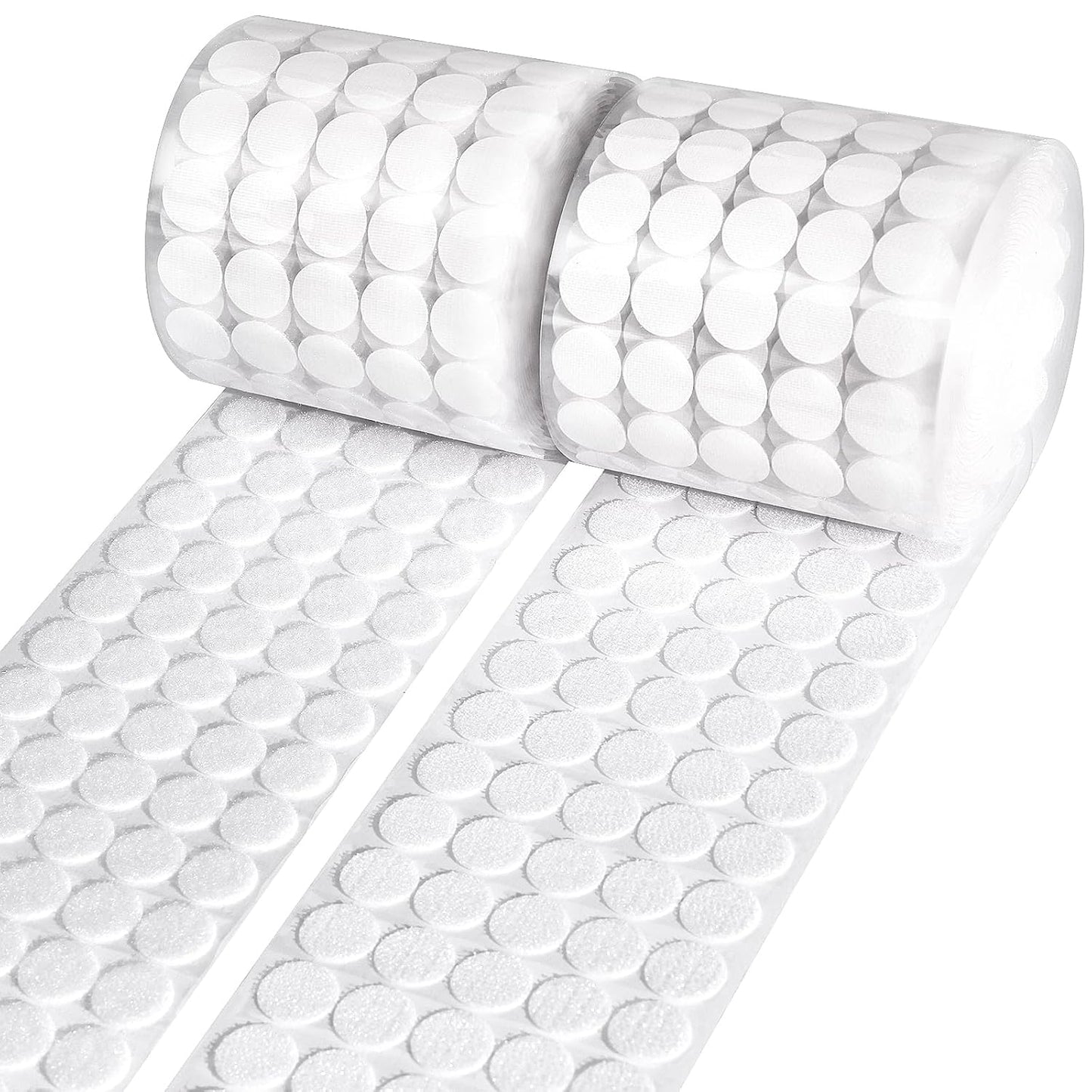 WXBOOM Self-Adhesive Hook and Loop Dots - 4000 Pcs (2000 Pairs) | 0.79in Nylon for Home & Office