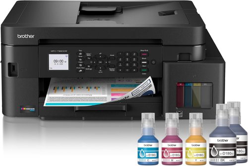 Brother INKvestment Tank 980 All-in-One Color Inkjet Printer - Wireless & Ethernet | Includes 3 Years of Ink