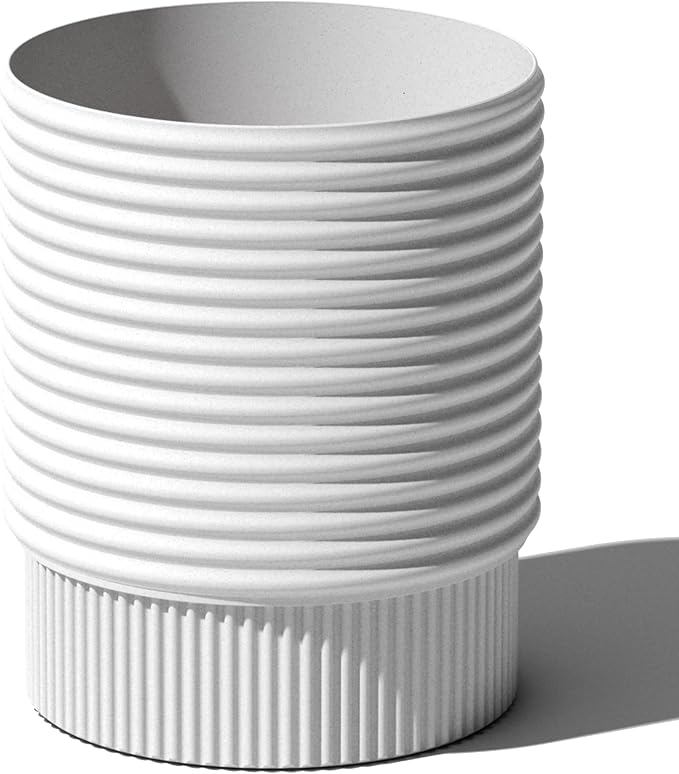 Veradek Mod Series 17" Medium Planter for Patio & Backyard | Durable Plastic-Stone Material | Modern Décor for Plants & Flowers