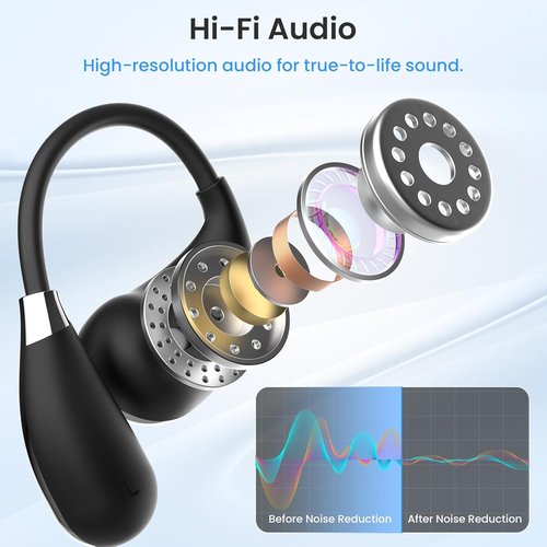 MINISO X33 AI Translation Earbuds - Real-Time Wireless Bluetooth Headphones | 135 Language Translator for Travel & Learning