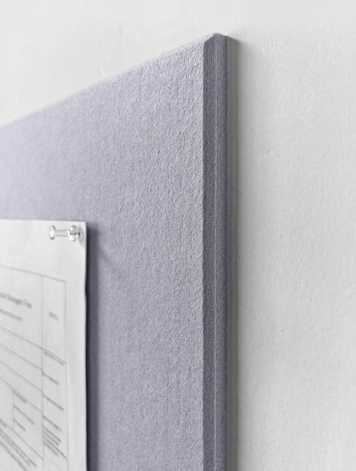 Felt Wall Tiles - Aesthetic Felt Bulletin Board for Home, Office & Classroom | Large 12-Pack in Purple