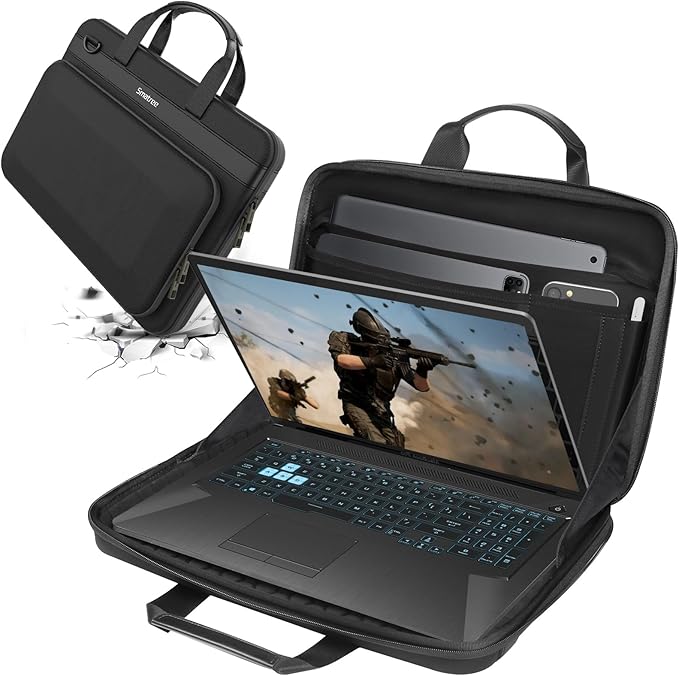 Smatree Heavy Duty Hard Case for 17.3inch HP OmniBook 7/ X NGAI 17, for 16.1inch OMEN 16/16t/16z Gaming Laptop, for OMEN Transcend 16t/16, for 15.6inch HP Victus 15/15t/15z Gaming Laptop Handbag(A800)