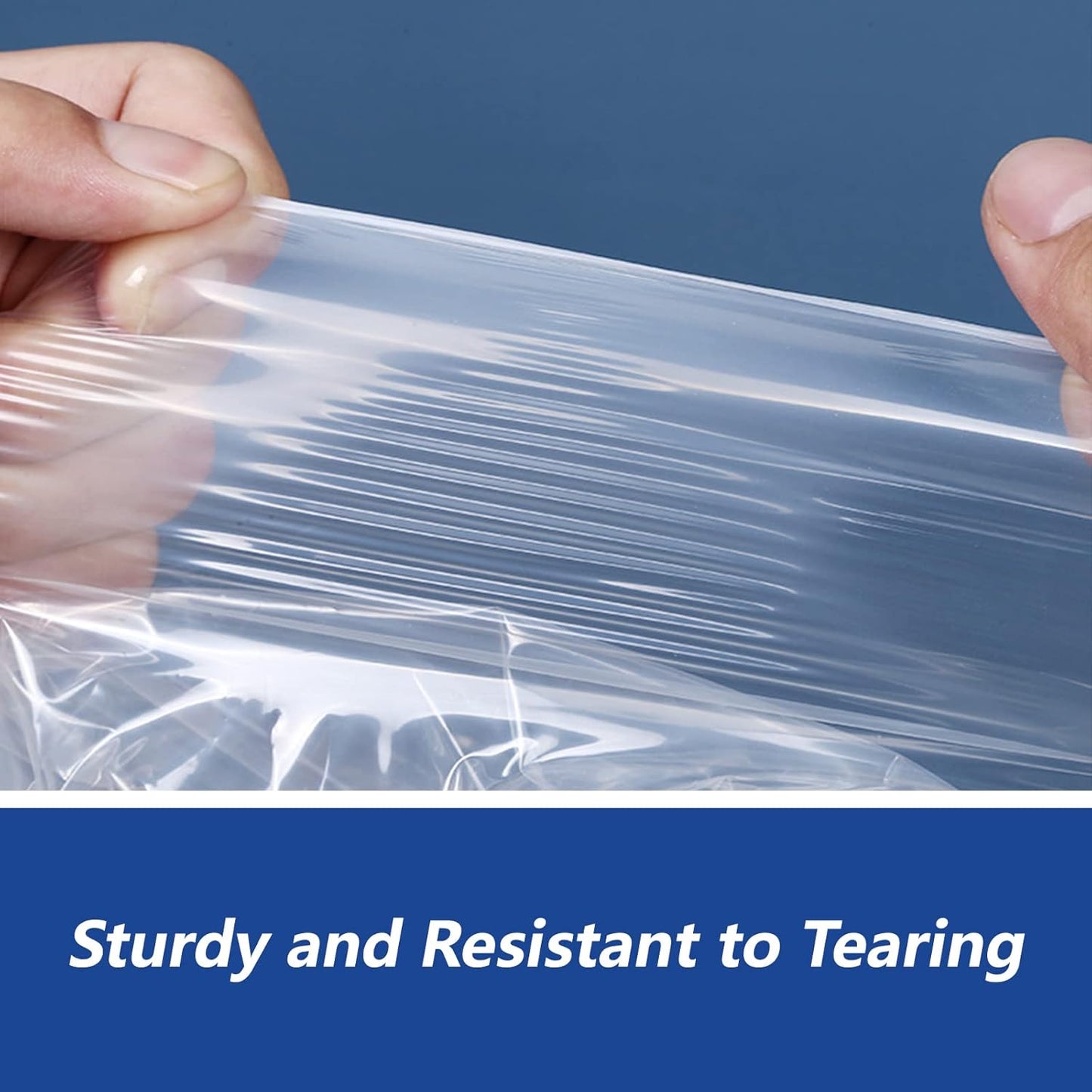 Skiennix Clear Poly Bags - Self-Seal 11" x 14" (1000 Count) with Suffocation Warning for Packaging Shirts & Clothing