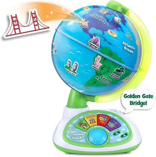 LeapFrog LeapGlobe - Light-Up Interactive Electronic Globe for Kids | Educational Exploration Toy Ages 3+