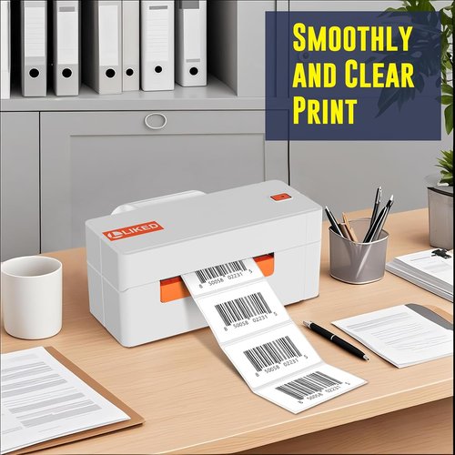 L LIKED Direct Thermal Labels - 2.25" x 1.25" Permanent Adhesive Barcode Address Labels | 1000 Labels per Roll