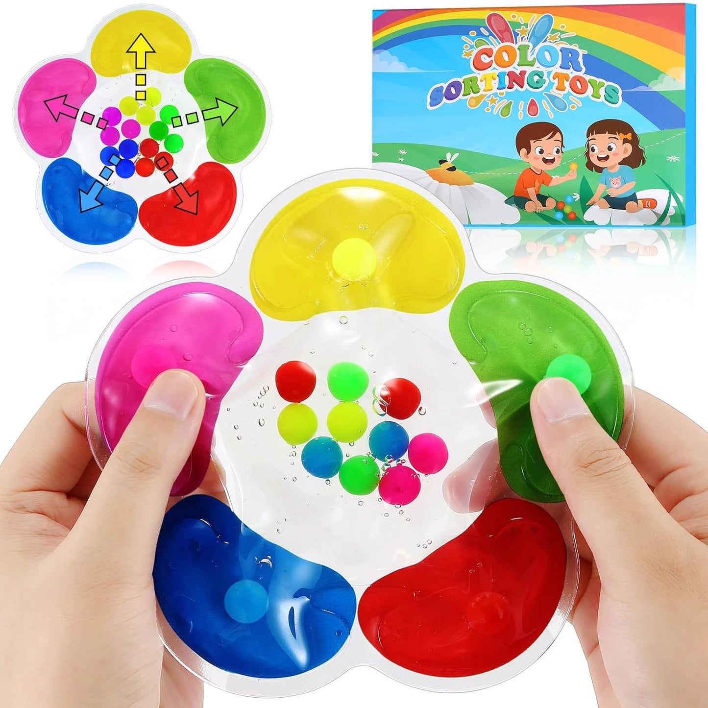 Squishy Sensory Fidget Toys by [Brand Name] - Calm Down Anxiety Relief for Kids | 2-Pack for Classroom & Special Needs