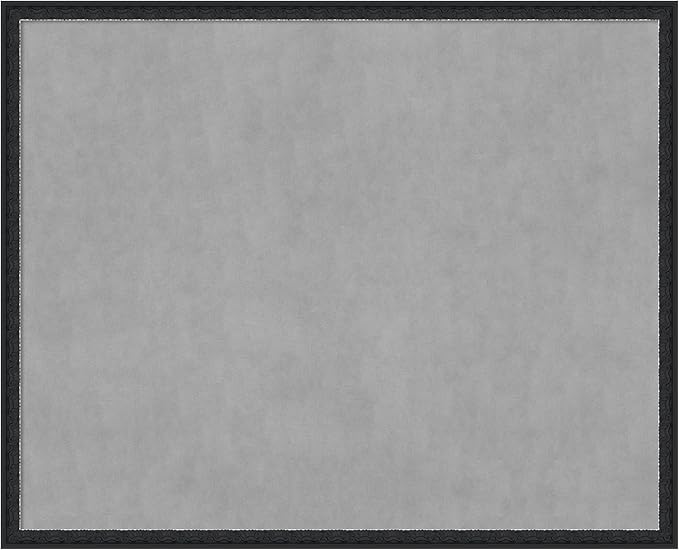 Amanti Art Black Framed Magnetic Board 34x42 X-Large Vision Board for use with Magnets, 100% Metal Sheet to Display Items as Office Decor or for Home Organization in mudroom, Kitchen or Kids Room
