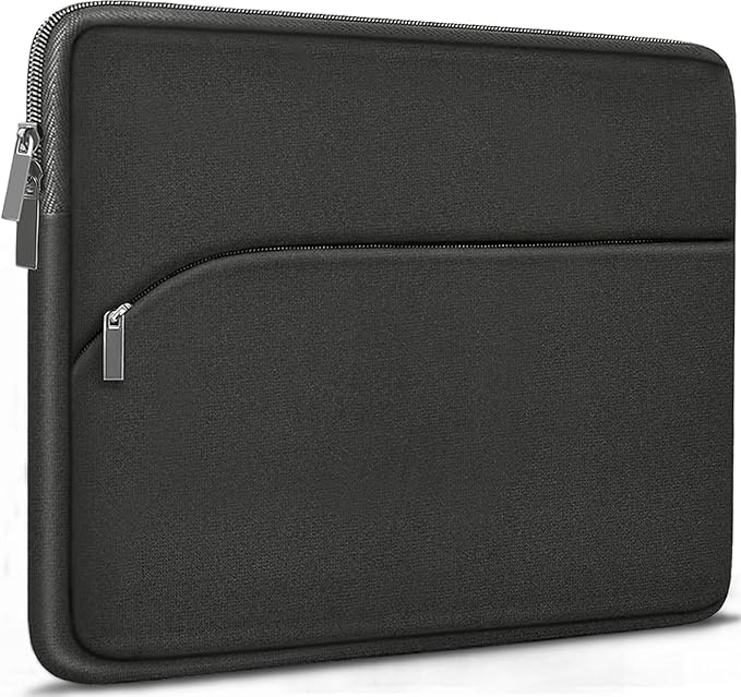 Laptop Case 15.6 inch, Durable Portable Monitor Protective Cover with Front Pocket, Traveling Laptop Sleeve Compatible for HP, Dell, Asus, Lenovo, Grey
