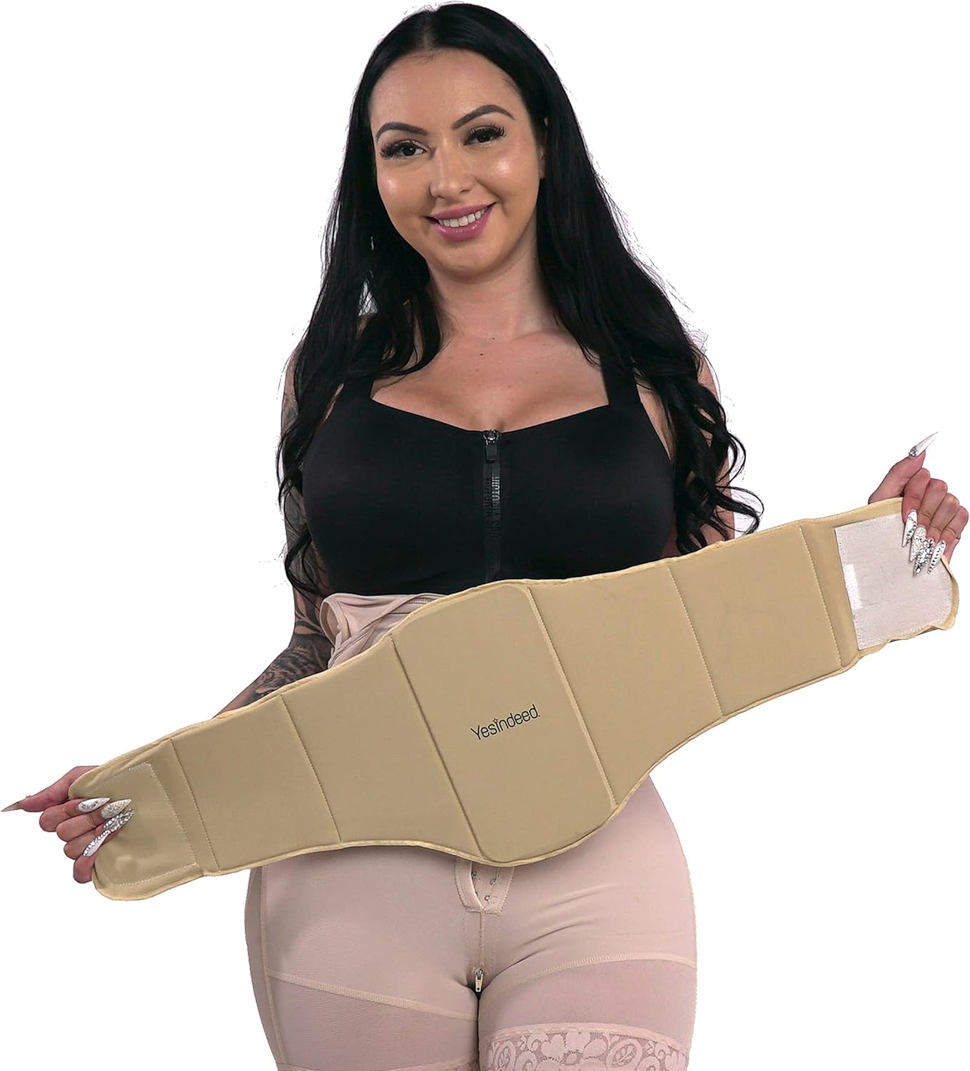 YESINDEED 360 Compression Ab Lipo Board - Post-Surgery Foam for Tummy Tuck | Abdominal Support