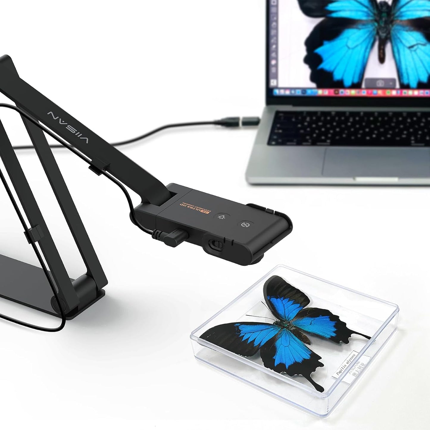 VIISAN VS13AM 13MP Document Camera - Ultra-Close Macro Lens for 4K Detail | Ideal for Inspections & Teaching