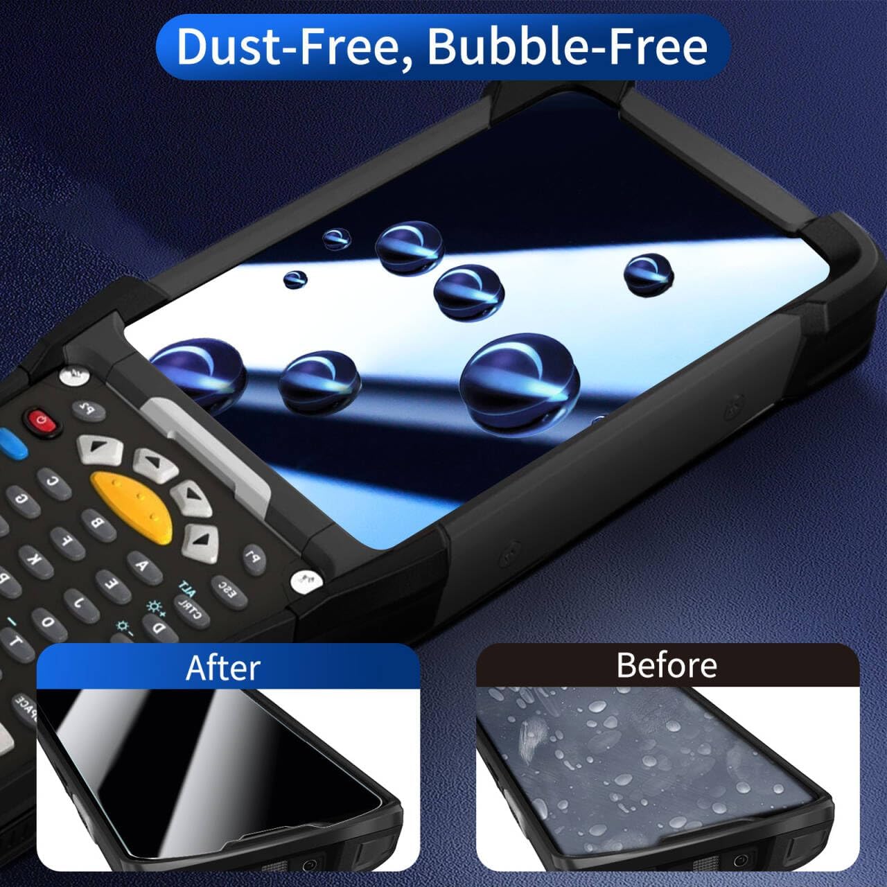 Zebra | 4PCS Tempered Glass Screen Protector - 9H Scratch-Resistant for MC9300 Mobile Computer