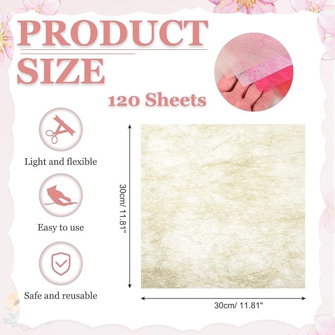 PATIKIL 11.8 Inches Tissue Flower Wrapping Paper, 120 Sheets Waterproof Floral Bouquet Wraps Gift Packaging Tissue for Party Birthday Wedding Holiday Decorations Crafts, Brown
