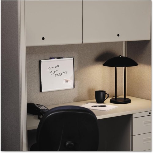 Quartet Magnetic Dry Erase Board - 14" x 11" Whiteboard with Aluminum Frame for Cubicles