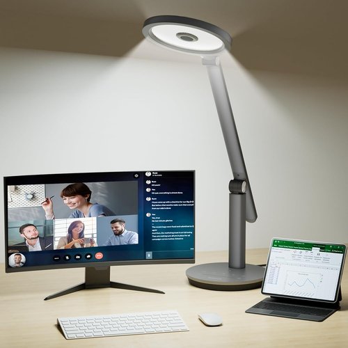 Honeywell H6 Sunturalux™ LED Desk Lamp - Eye-Caring, Dimmable Light with Timer | Perfect for Home Office & Study