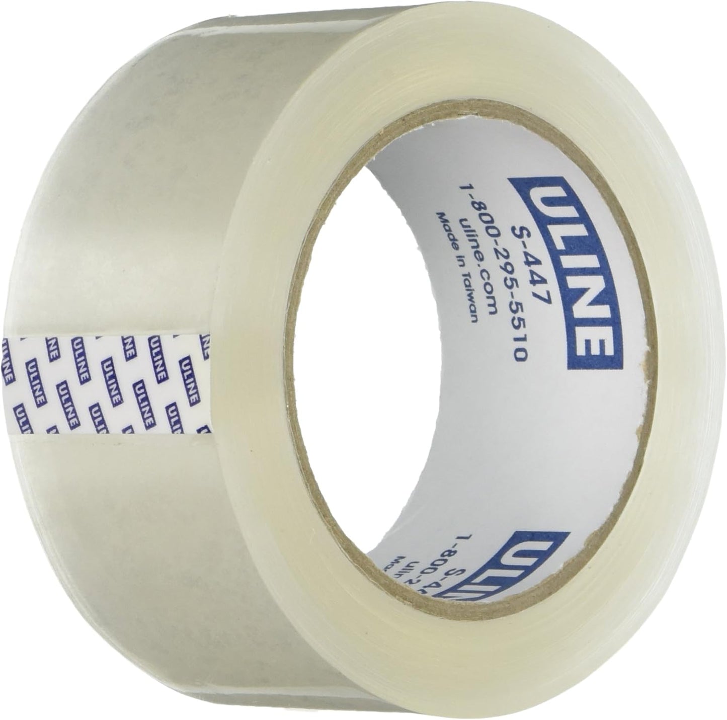 U-Line Packing Tape - 3.5 Mil Thick, Crystal Clear, 2" x 55 Yd | Pack of 6 Rolls