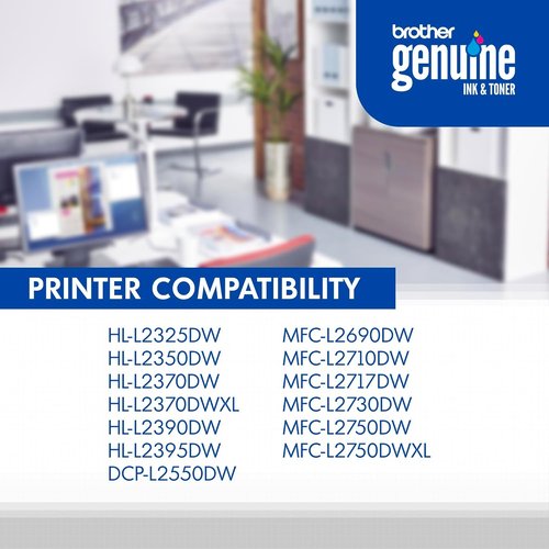 Brother Genuine TN730 Black Toner Cartridge - Standard Yield Up to 1,200 Pages | 1 Pack