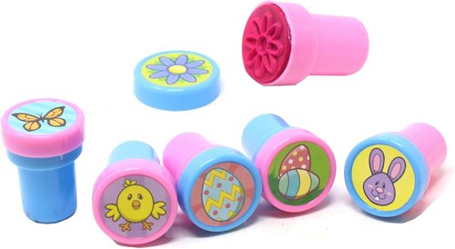 JOYIN Easter Crafts Kit - 500 Stickers, 144 Adhesive Shapes, 60 Temporary Tattoos & 6 Stampers | Over 700 Pieces for Egg Basket Stuffers