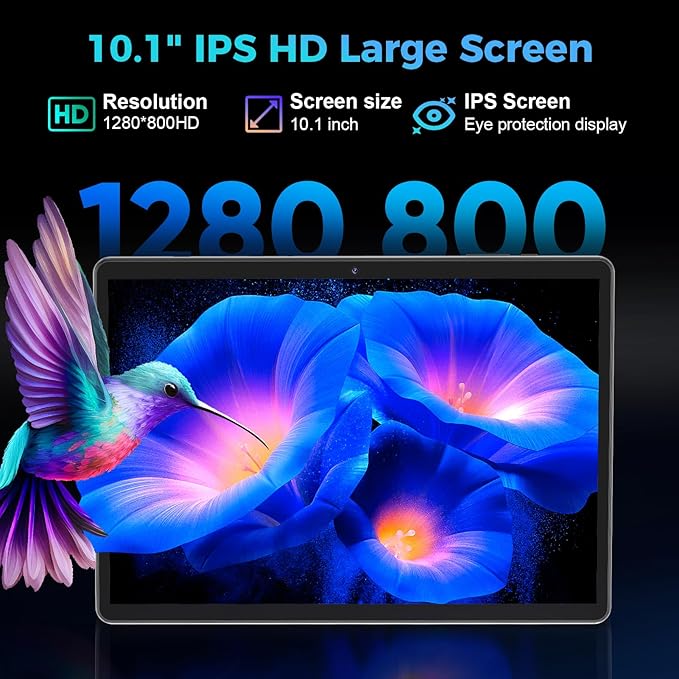 PYNAREL Android Tablet with Keyboard, 26GB+256GB, 2TB Expand, Android 15 Tablet 10 inch with Octa-Core, 8000mAh, 5G WiFi, BT5.0, Widevine L1, Split Screen, Case, Mouse, Stylus(Green Case)
