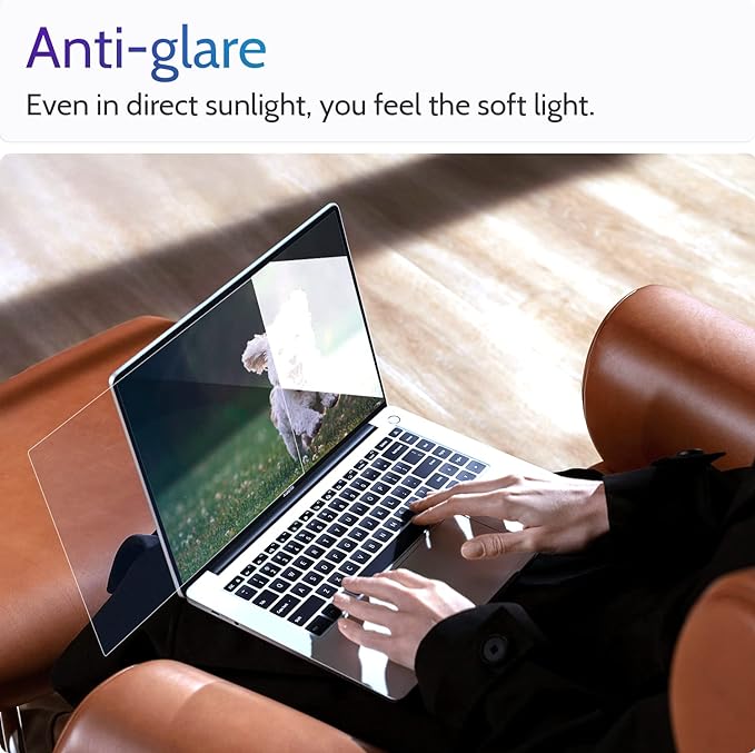 Peslv 3 Pcs 15.6 Inch Laptop Anti Blue Light Screen Protector for 16:10 Widescreen Monitor, 15" Computer Glare Filter/Uv Blocker Shield Cover/Eye Protection Film