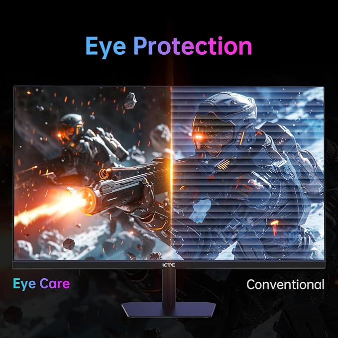 KTC 24 Inch 180Hz/190Hz Gaming Monitor, FHD PC Computer Monitor with Fast IPS Panel, HDR400, 133% sRGB, Bluelight Filter, 2 HDMI & 1 DP Port, Compatible Freesync and Wall Mountable, H24F8