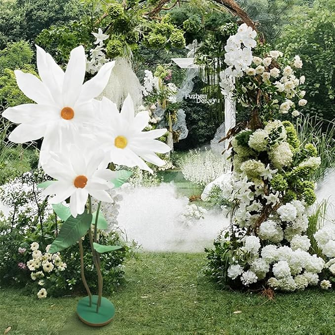 maytopia Giant Flowers for Decoration, Large Foam Flower Artificial Daisy Flowers for Birthday Party Bridal Shower Wedding Graduation Shop Window Backdrop Decor