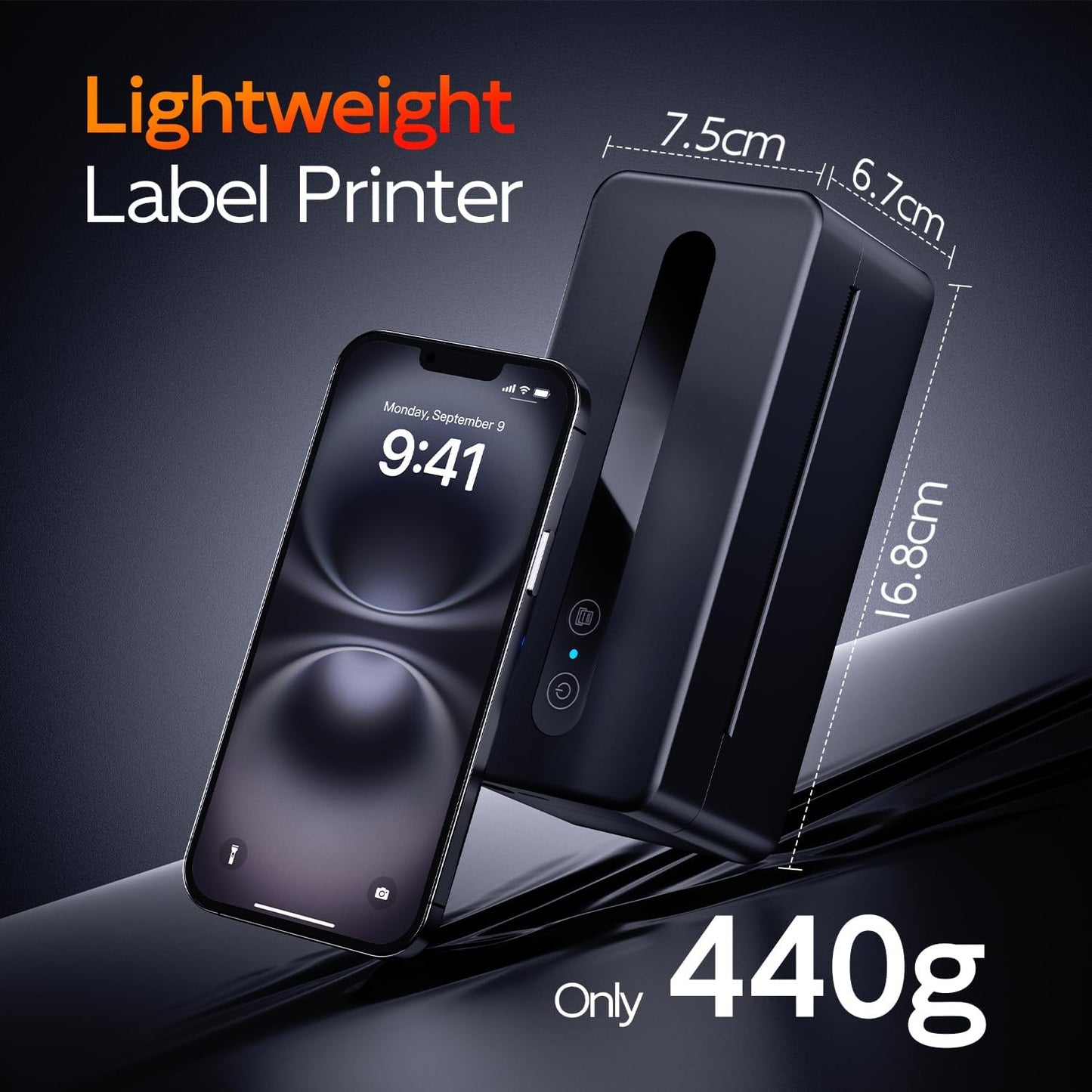 TATTMUSE Bluetooth Thermal Label Printer - Commercial Grade 4x6 Shipping Labels | Wireless Compatibility with iOS, Android, Windows, Mac