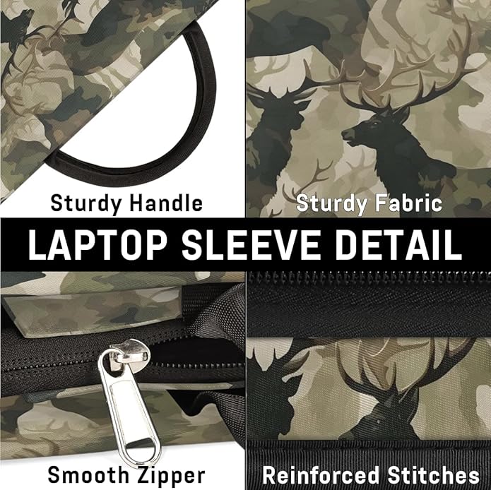 Hsnar 15.6 Laptop Case Briefcase Handbag with Accessory Pocket Slim Laptop Bag Laptop Sleeve
