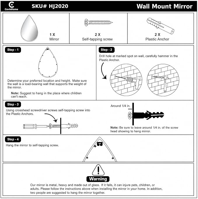 24x36 Inch Large Teardrop Wall Mirror with Bold Antique Gold Beaded Iron Metal Frame, Pointed Arch Vertical Vanity Mirror for Bathroom, Entryway, Bedroom, Living Room Wall Mounted