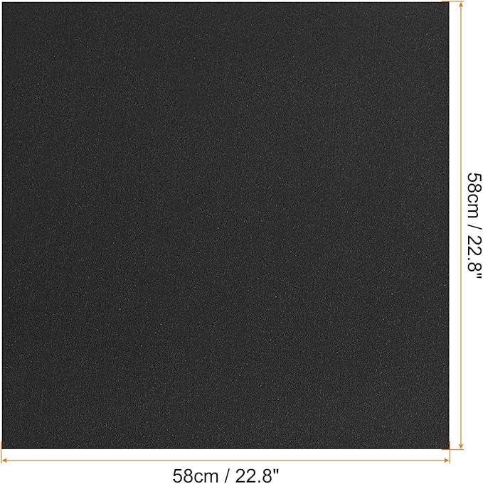 MECCANIXITY Flower Wrapping Fog Paper 22.8x22.8 Inch Waterproof Matte Floral Wrapping Paper for DIY Crafts, Gift/Gift Box Packaging Black 20 Pcs