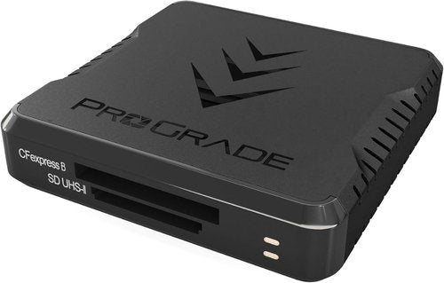 ProGrade Digital CFexpress Type B & SD UHS-II Dual-Slot Memory Card Reader - USB 3.2 Gen 2 for Filmmakers & Photographers