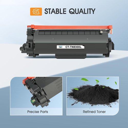 Brother TN-830XL Toner Cartridge - High Yield Black Replacement for DCP-L2640DW & MFC-L2820DW | 4 Pack