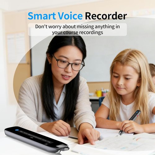 Scan Translation Pen - 142 Languages Dyslexia Tool | Speech & Scan-to-Text Reader for Kids & Adults
