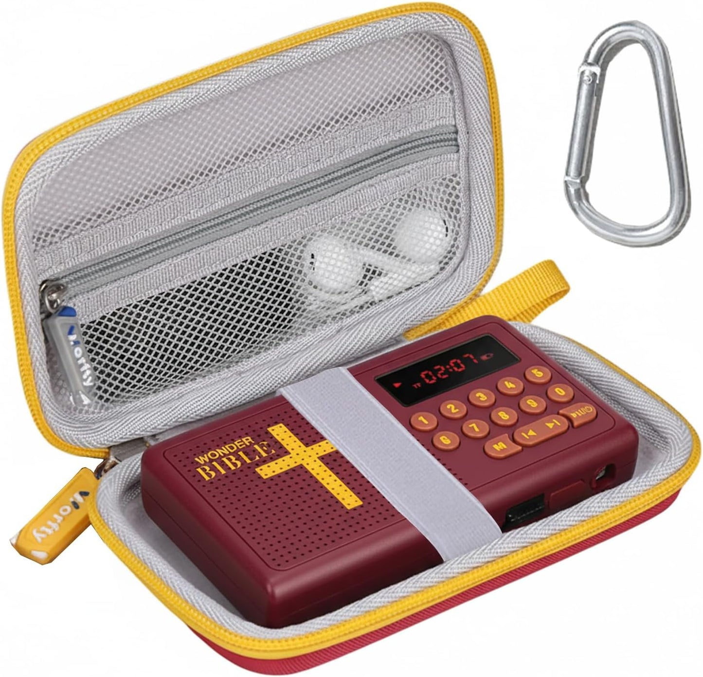 Wonder Bible Carry Case - Compatible with KJV/NIV Audio Bible | Durable Storage Bag
