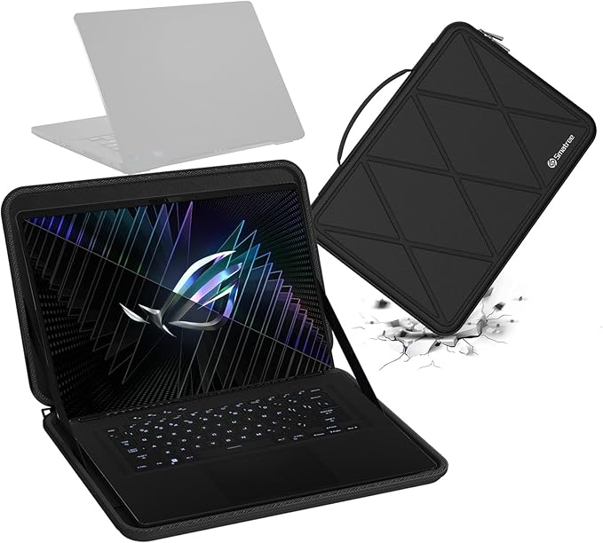 Smatree Hard EVA Protective Sleeve Compatible for 16 inch ASUS V16 V3607, for 16inch ROG Zephyrus G16 2025/2024/2023, for 15.6inch TUF Gaming A15 2024, for 16inch ROGFlow X16/Vivobook 16 Case (X8285)