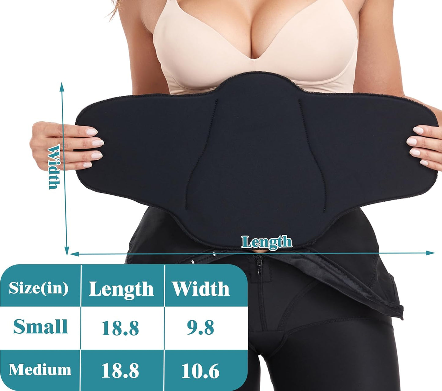 Skiennix Lipo Foam Pads - Abdominal Compression Board for Enhanced Recovery | Comfortable Fit