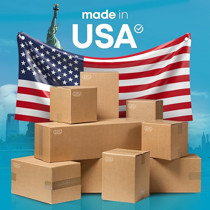 Small Moving & Shipping Boxes 8 x 8 x 12 inches (5-Pack) - Extra Strength 200 lb vs Regular - Corrugated Packing Boxes for USPS/FEDEX - Cardboard Shipping Box - Package Box by IDL Packaging