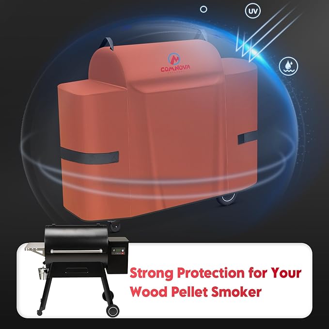 Comnova Grill Cover for Traeger Ironwood 885 - Heavy Duty, Waterproof, Premium Pellet BBQ Cover Accessory