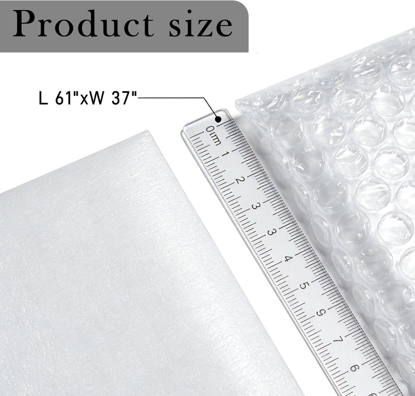 Skiennix TV Wrap Cover - Double-Layer Thick Bubble Protection for 43-65" Screens (61"x37")