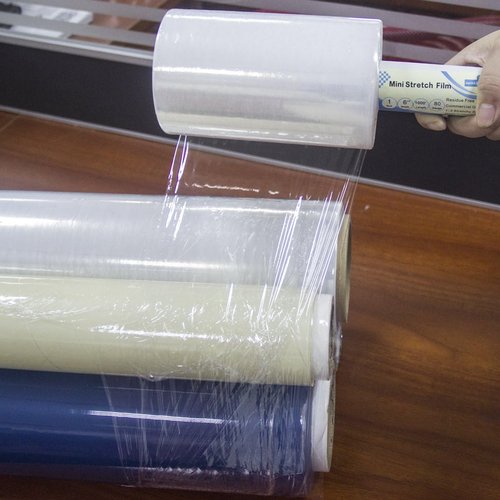 Clear Stretch Wrap - 6" x 1000' Heavy-Duty Plastic Wrap Roll for Moving & Shipping
