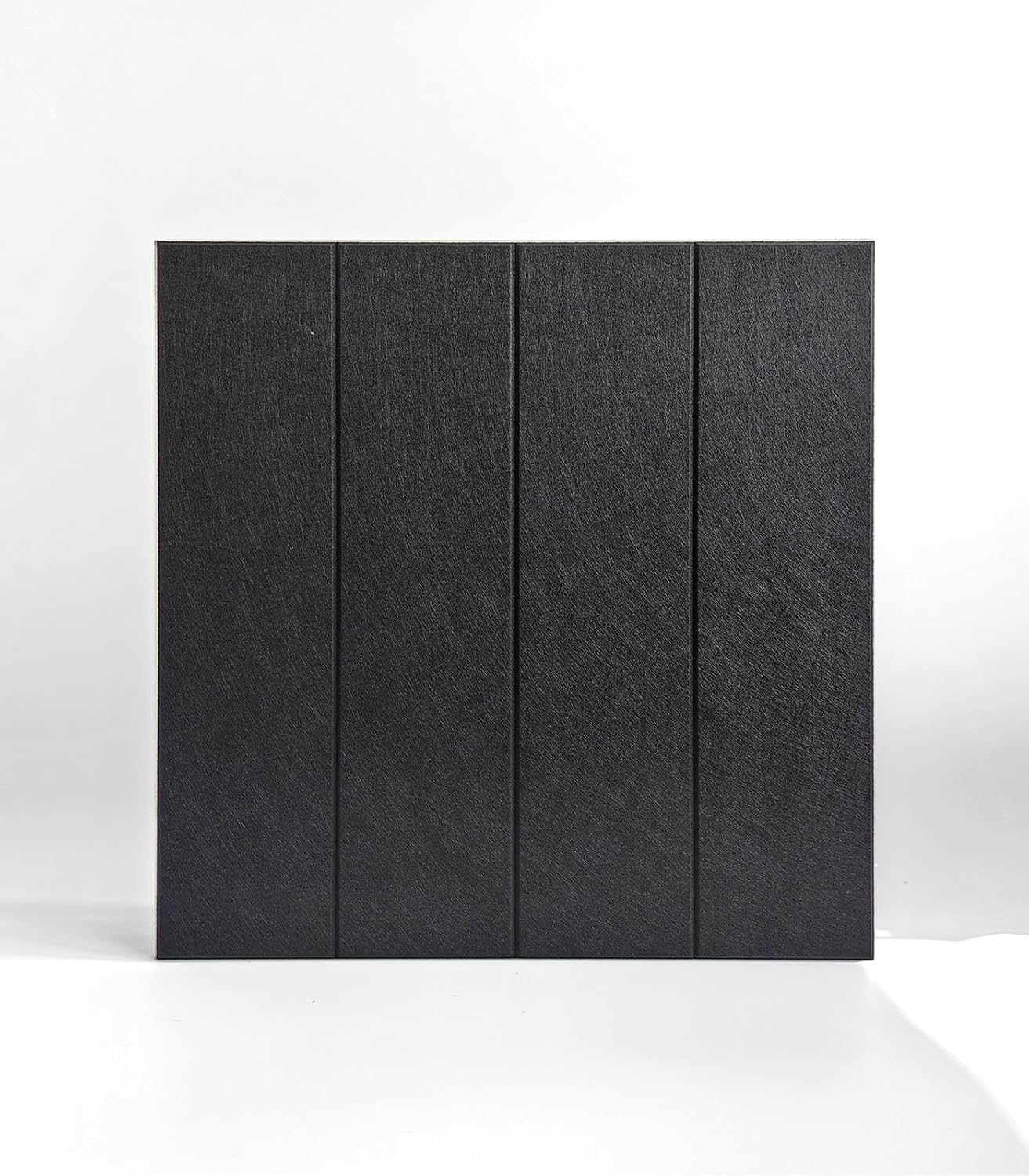 Acoustic Panels by 21.65 | Large Sound Absorbing Wall Panels - 4-Pack Black Felt Tiles for Home, Office & Studio