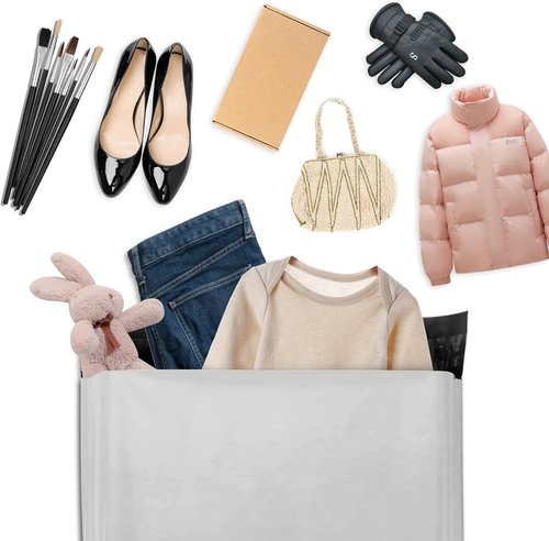 Poly Mailer 14.5x19 Inch | 100 Pack Waterproof Shipping Bags with Strong Adhesive for Clothing
