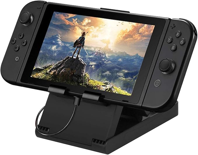 Y.D.F Stand for Nintendo Switch Compact Foldable Multi Angle Holder Play Stand Compatible with Switch/Lite/OLED IPad iPhone Samsung Galaxy Tab Android Phones Tablets E-Reader