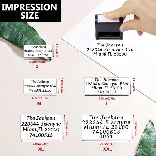 Self-Inking Signature Stamps by Custom Stamps | Personalized Rubber Stamps for Business - 9 Colors, 5 Sizes