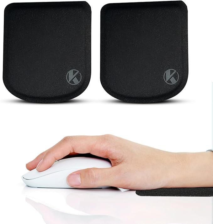 KOVEHN Ultra-Thin Portable Laptop Wrist Rest Pads (Onyx Black)