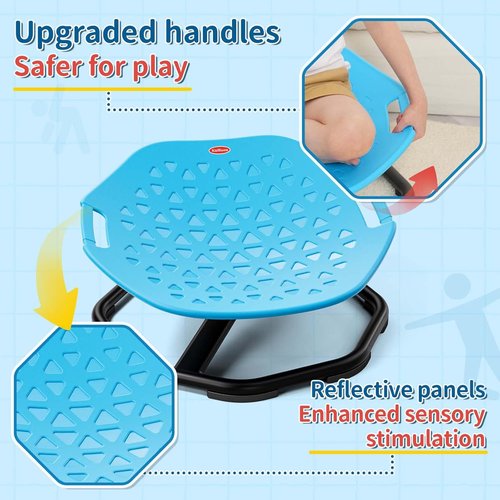 KidBloom Spinning Chair - Sensory Support for Autistic Kids | Comfortable & Stylish Design