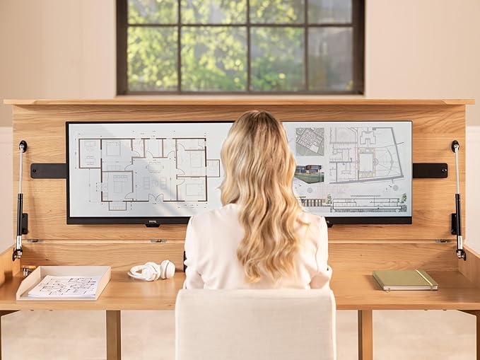 Transformer Table to Desk – Expandable Dining Table to Computer Desk, Work-from-Home Office Desk, Gaming Desk, Study Desk, Space-Saving Adjustable Furniture (Natural)