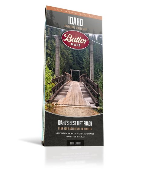Idaho Adventure Series Map - Discover the Best Dirt Roads in Idaho for Thrilling Exploration