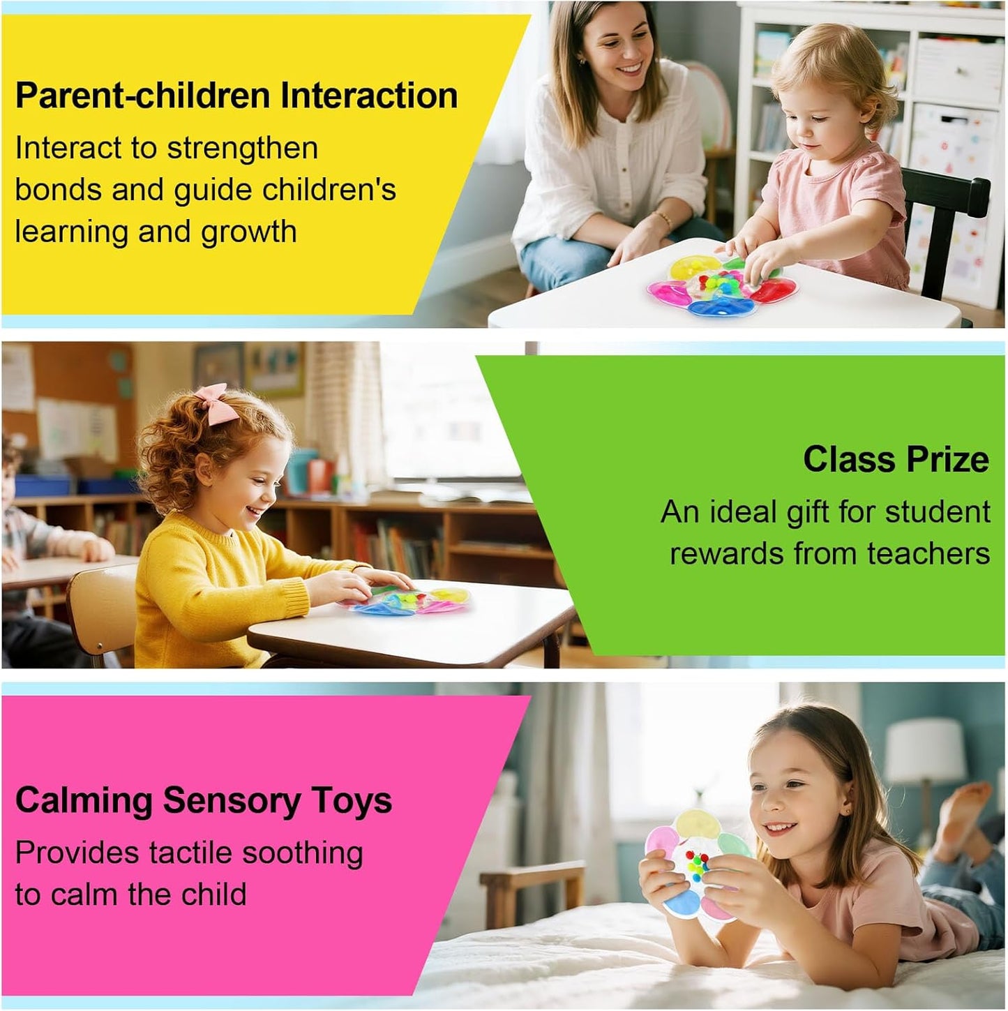 Squishy Sensory Fidget Toys by [Brand Name] - Calm Down Anxiety Relief for Kids | 2-Pack for Classroom & Special Needs