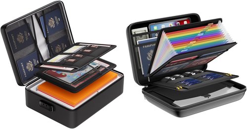 DocSafe Fireproof Document Organizer with Lock - 5200°F Protection for Secure Storage