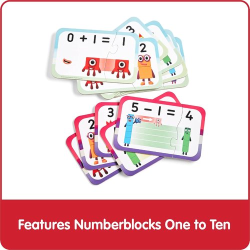 Hand2Mind Numberblocks Puzzle Set - Engaging Addition & Subtraction Math Games for Kids | Educational Toddler Activity